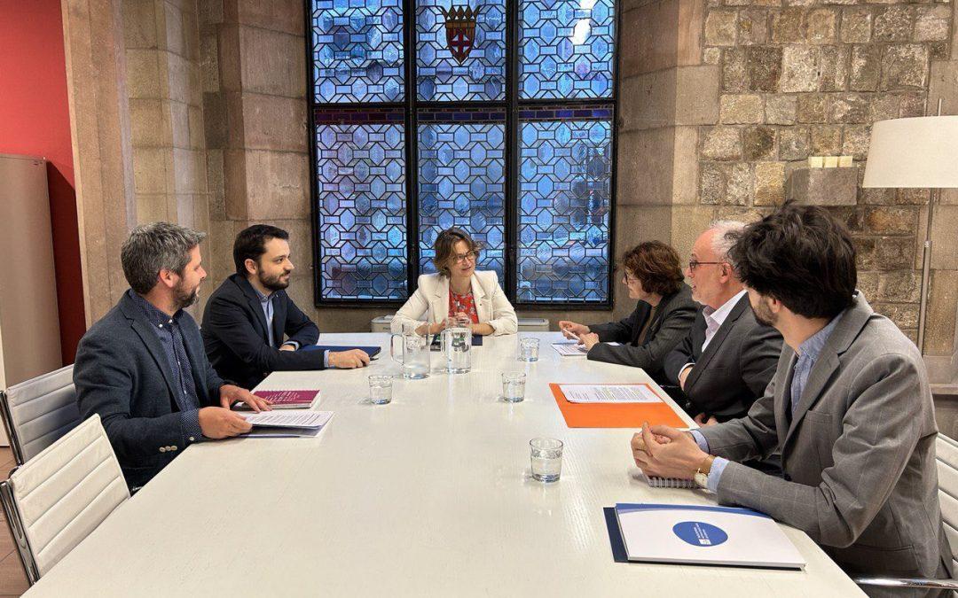 Trobada amb la consellera d’Acció Exterior Meritxell Serret per presentar l’agenda internacional de la Taula del Tercer Sector
